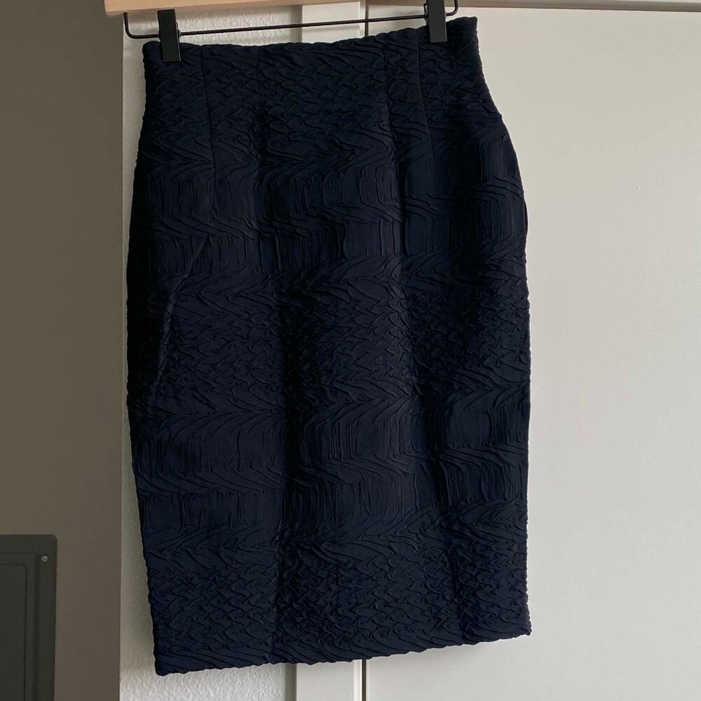Escada Textured Pencil Skirt Size EU34/US0 Career Professional Workwear EUC